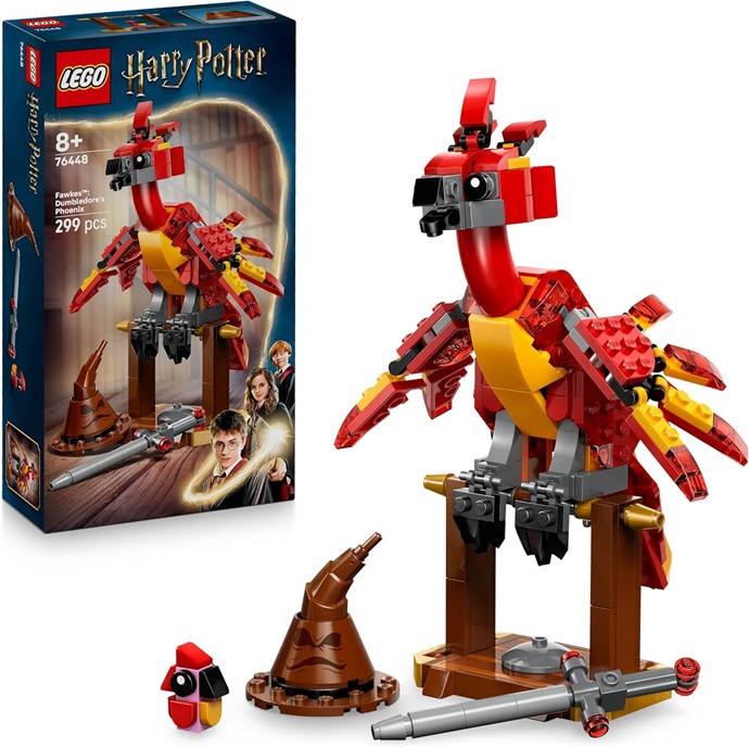 LEGO Harry Potter Fanny: la Fenice di Albus Silente Giocattolo –  8 Anni 76448