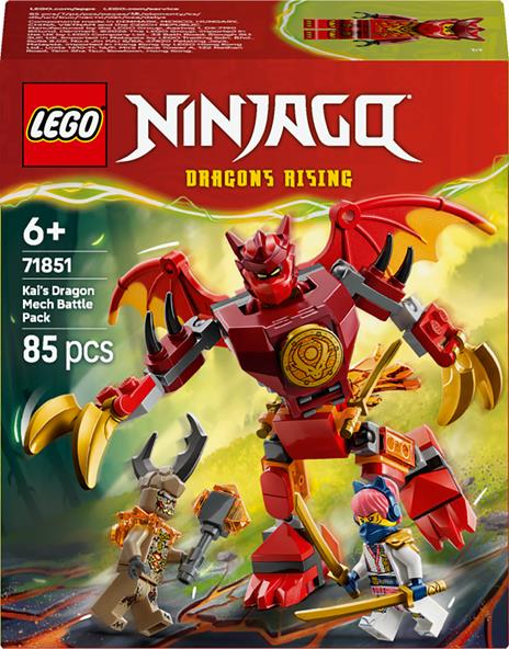 LEGO Ninjago (71851). Battle Pack Mech Drago di Kai