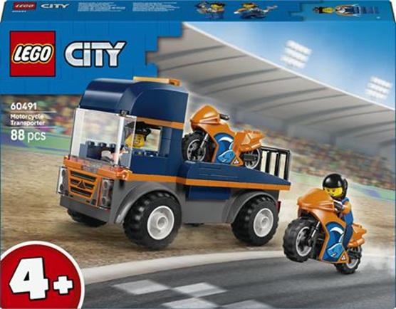 LEGO City Great Vehicles (60491). Trasportatore di moto