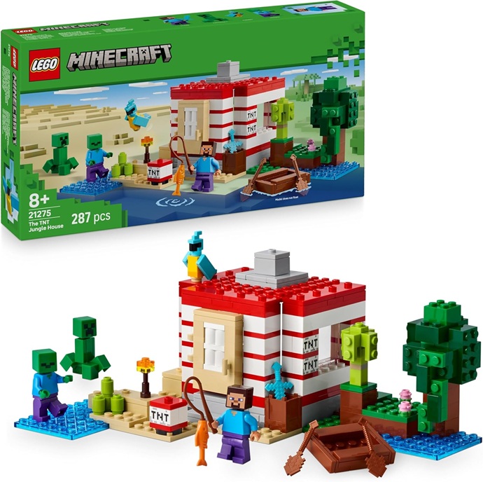 Lego Minecraft Casa della giungla esplosiva
