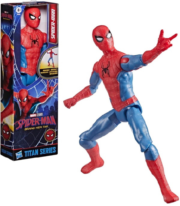 Personaggio Spideerman Titan Hero 30 Cm Brand New Day