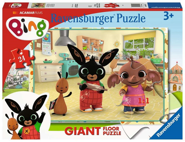 Ravensburger Puzzle, Bing, 24 Pezzi Giant Pavimento, Età Raccomandata 3+