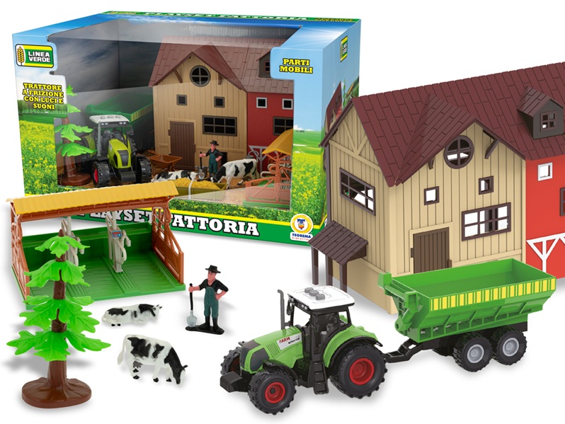 Linea Verde Grande Fattoria con trattore a frizione e accessori