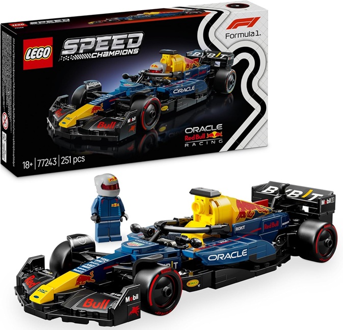 LEGO Speed Champions Auto da Corsa F1 Oracle Red Bull Racing RB20 Modello di Macchina da Collezione con Minifigure del Pilota di Formula 1