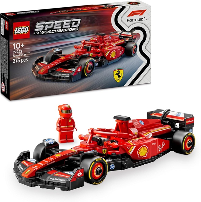 LEGO Speed Champions – Auto da corsa F1 Ferrari SF-24 (77242)