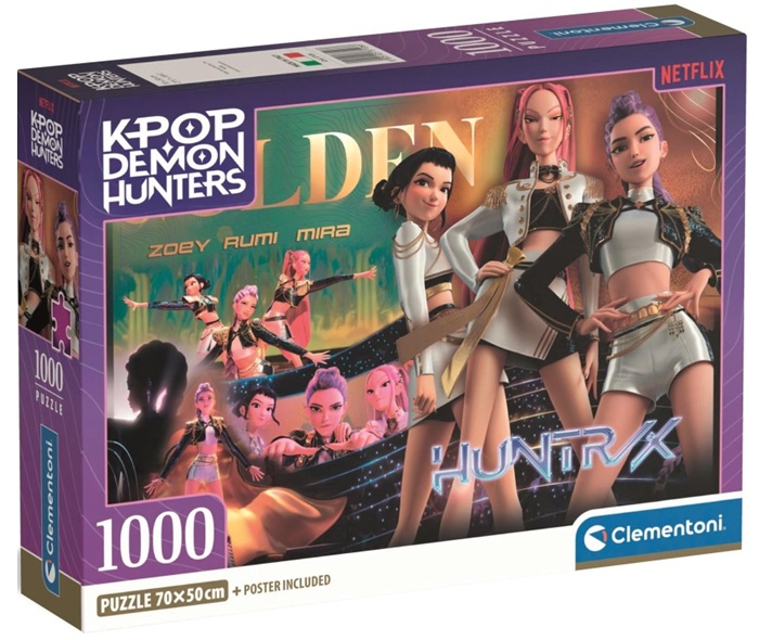 Puzzle 1000 K-Pop Demon Hunters (Clementoni) 37126
