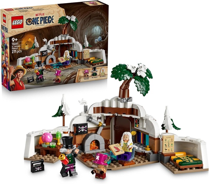 LEGO ONE PIECE Il Nascondiglio del Dottor Hillk – Gioco da Collezione con 3 Minifigure tra cui TonyTony Chopper