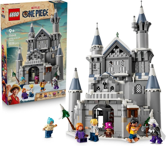 LEGO ONE PIECE Battaglia al Castello di Drum Giocattolo – Kit Modellismo con 6 Minifigure tra cui Luffy, Nami e Chopper
