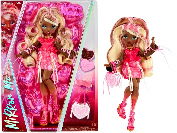Mirror Mi Amora Valentina Fashion Doll – con oltre 15 punti di articolazione con accessori Dreamy Emotion Fantasy Doll