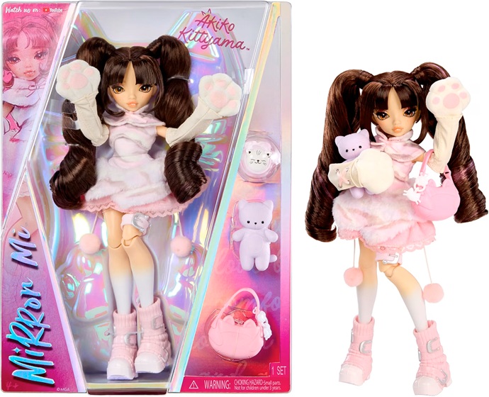 Akiko Kittyama Fashion Doll – Emozione avvolgente, con oltre 15 punti di articolazione
