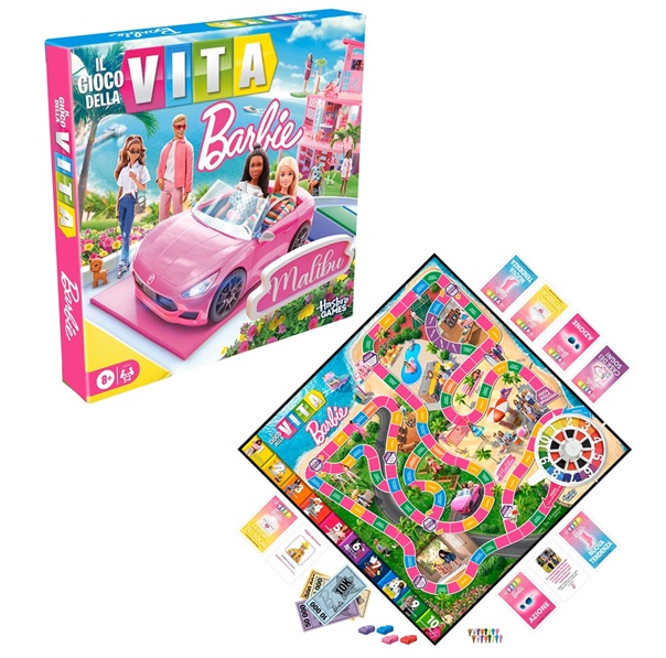 Il Gioco della Vita: Barbie Edition, gioco da tavolo – Versione italiana
