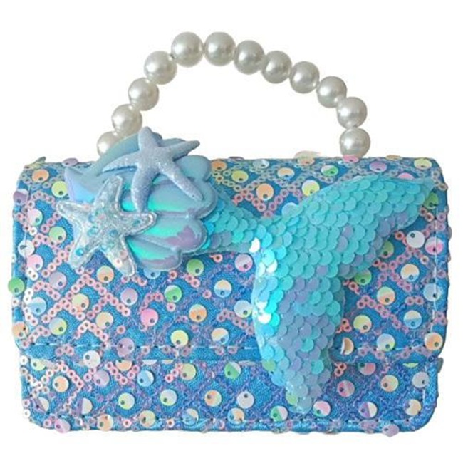 GIRLY GENERATION BORSETTA MERMEDIA GLITTER 14CM