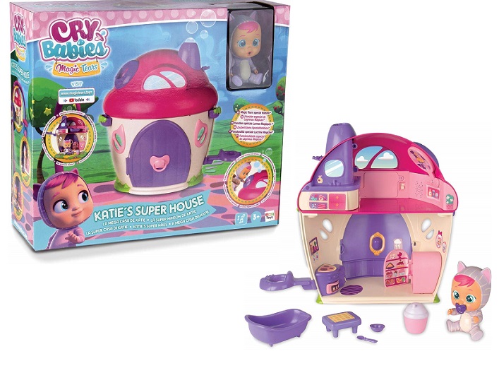 IMC Toys Cry Babies-playset casa magica di Katie