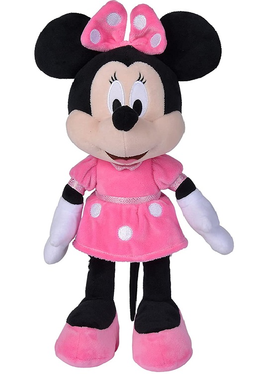 Minnie  con abito rosa a  pois serie Club House Altezza Cm.35