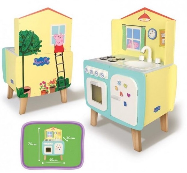 Peppa Pig, cucina in legno