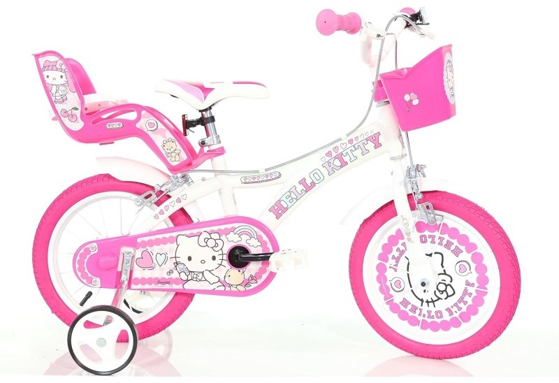 Dino Bicicletta 16″ Hello Kitty Colore Pink, White