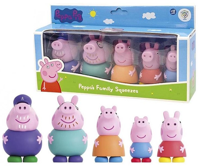 Peppa Pig Famiglia 5 personaggi playset
