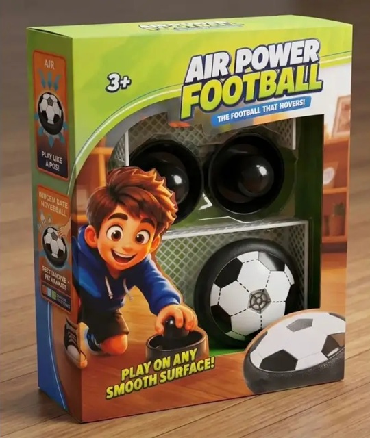 Air Power set calcio 5 pezzi gioco calcio giocattolo
