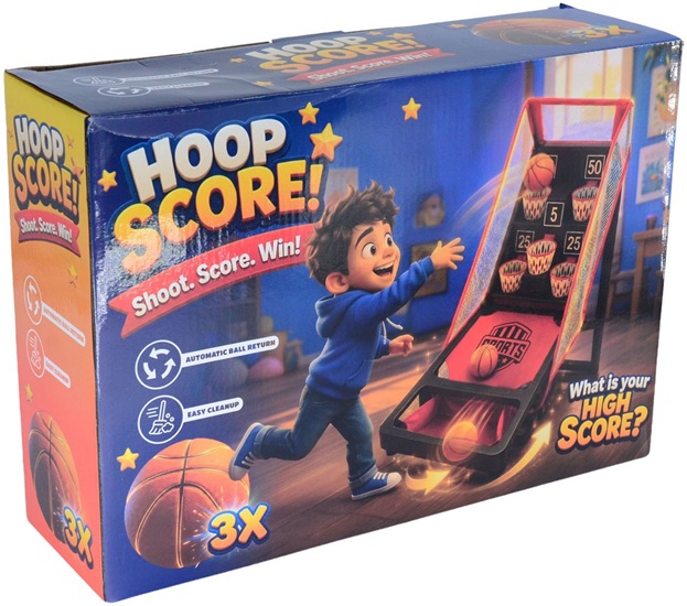 Johntoy set da basket per bambini