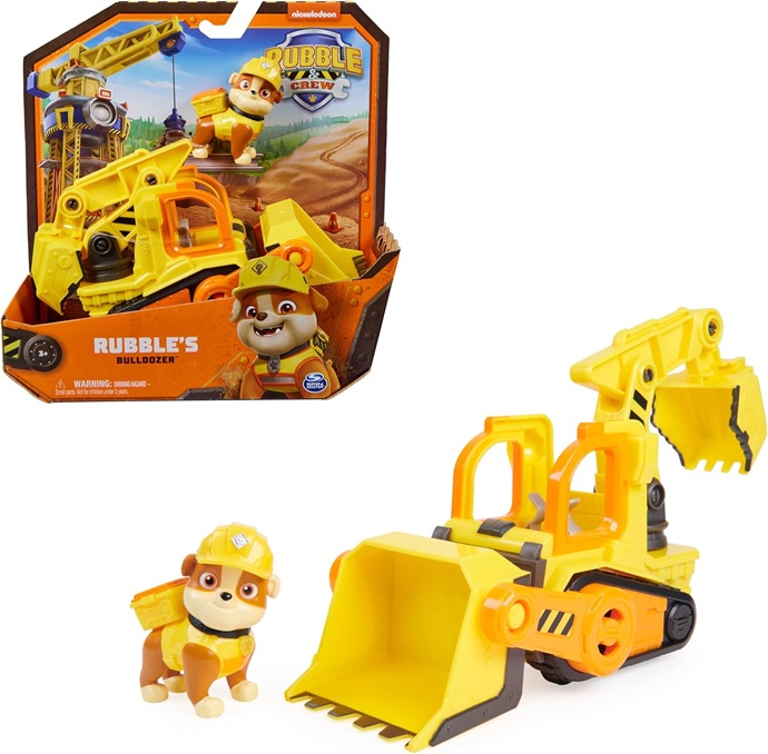 Rubble & Crew, Sogg. Rubble Escavatrice, con parti mobili e personaggio da collezione