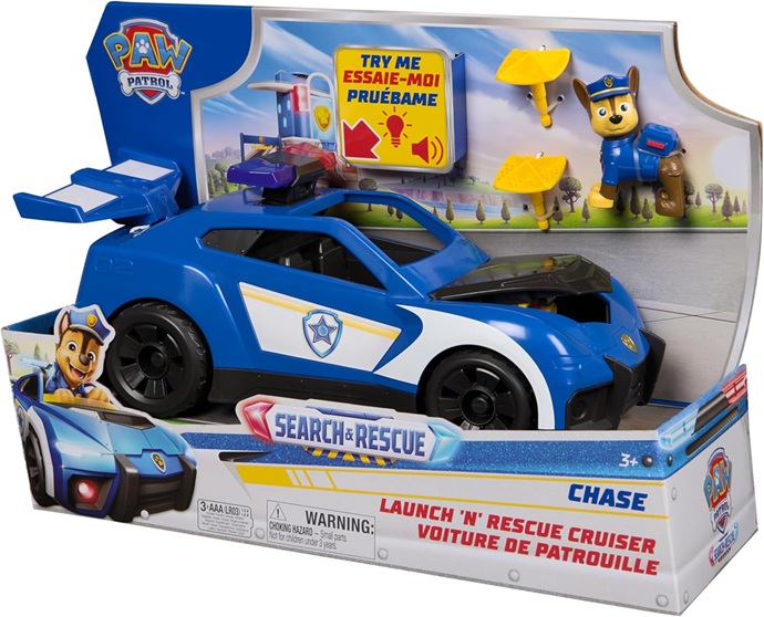 Paw Patrol: Search & Rescue,Paw Auto Deluxe della Polizia di Chase, 3+ Anni