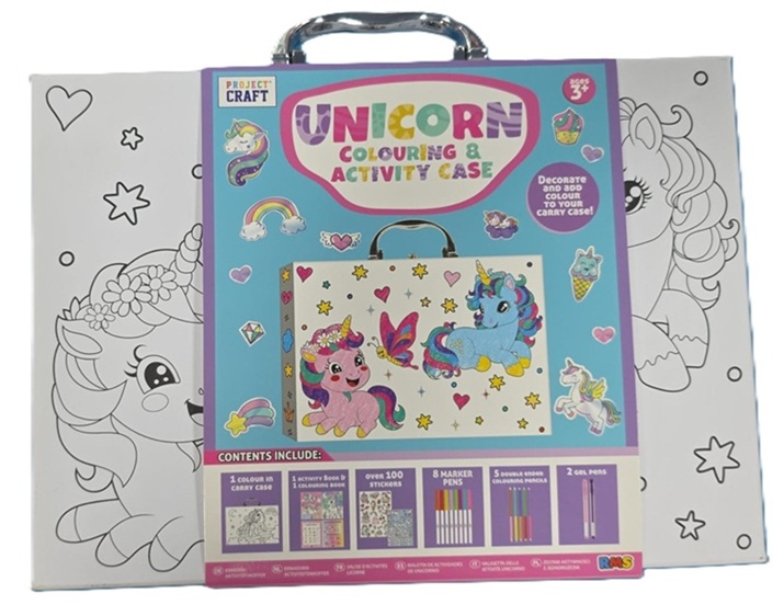 Colour & Carry Activity Kit Unicorn Activity Case