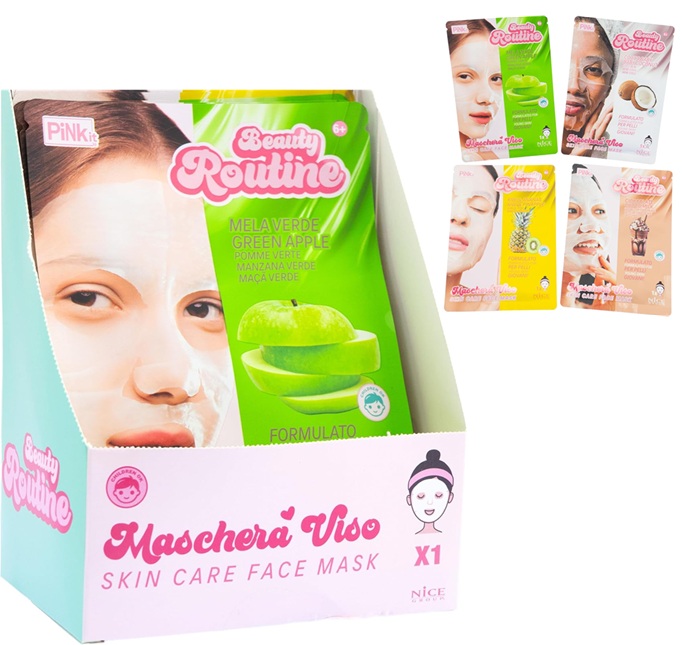 Beauty Routine Maschera rinfrenscante in 4 profumazioni disponibili