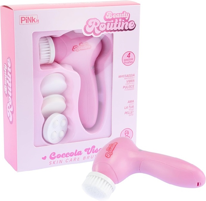 Beauty Routine Coccola Viso massaggiatore elettronico con 4 spazzole intercambiabili
