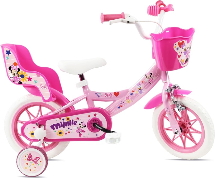 Bicicletta Disney Minnie da 12″ Pollici da 2 a 4 anni by Denver Bike